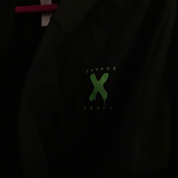 FOREVER SAVAGE FENTY BLACK NEON SHORT ROBE M-L - Picture 6 of 8